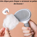 Escova Removedora de Pelos PET Auto limpam-te Cães E Gatos
