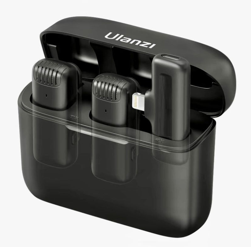 Ulanzi J12 Microfone de lapela sem fio
