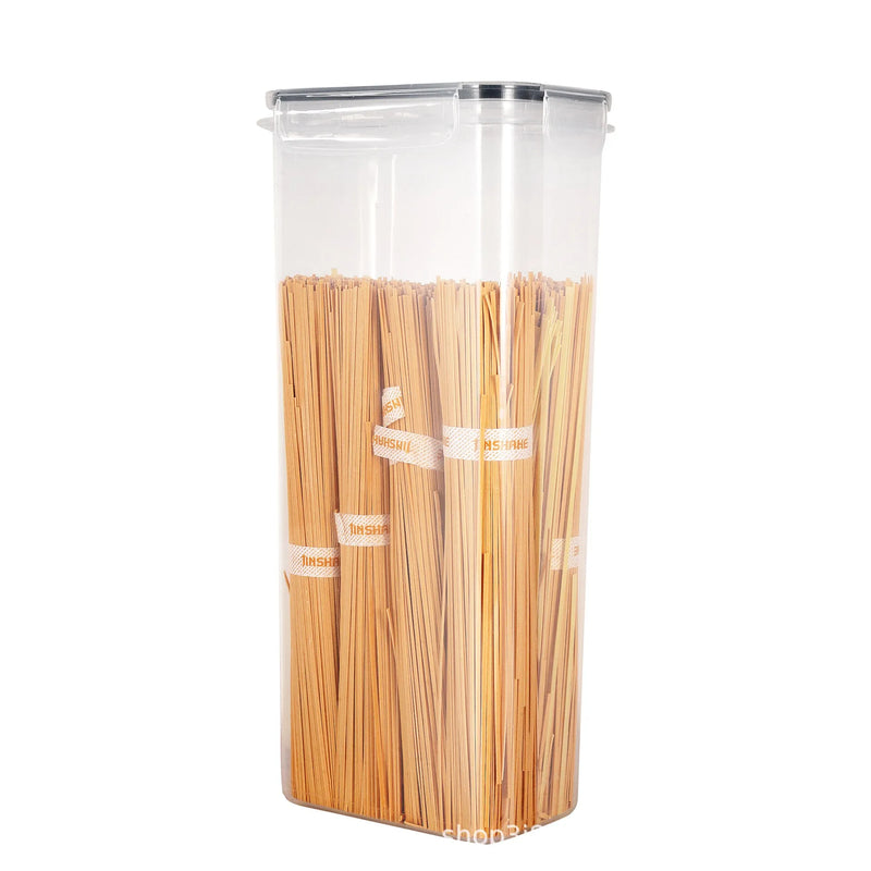 Conjunto de recipientes hermético com tampa seladora.